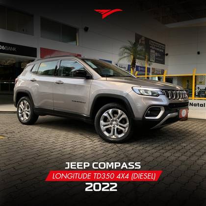 JEEP COMPASS 2.0 TD350 TURBO DIESEL LONGITUDE AT9 JEEP COMPASS 2.0 TD350 TURBO DIESEL LONGITUDE AT9